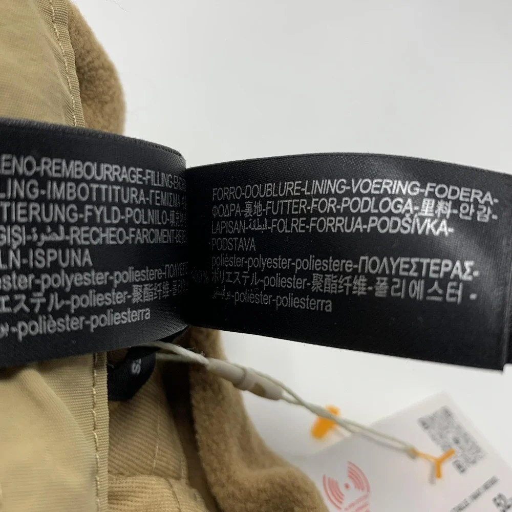 ZARA‎ Hat Trapper Quilted Fleece Ear Flap Boys One Size 3-6Y Beige Winter